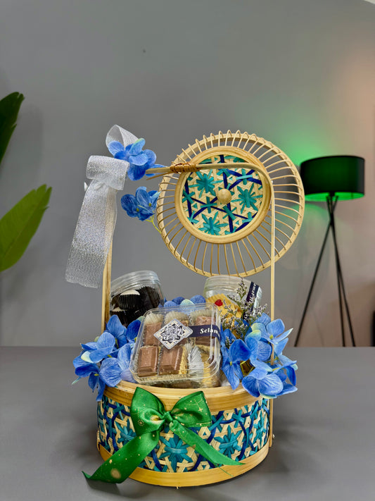 Warisan Syawal Cookies Gift Basket - Premium Festive Treats